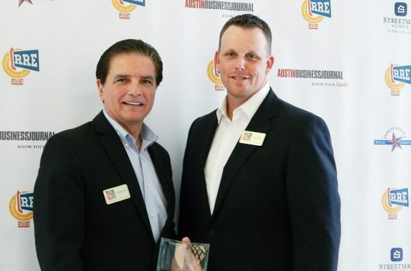 Austin Business Journal 2013 Custom Home Builders of the Year Steve Zbranek Tony Holt of Zbranek Holt Custom Homes