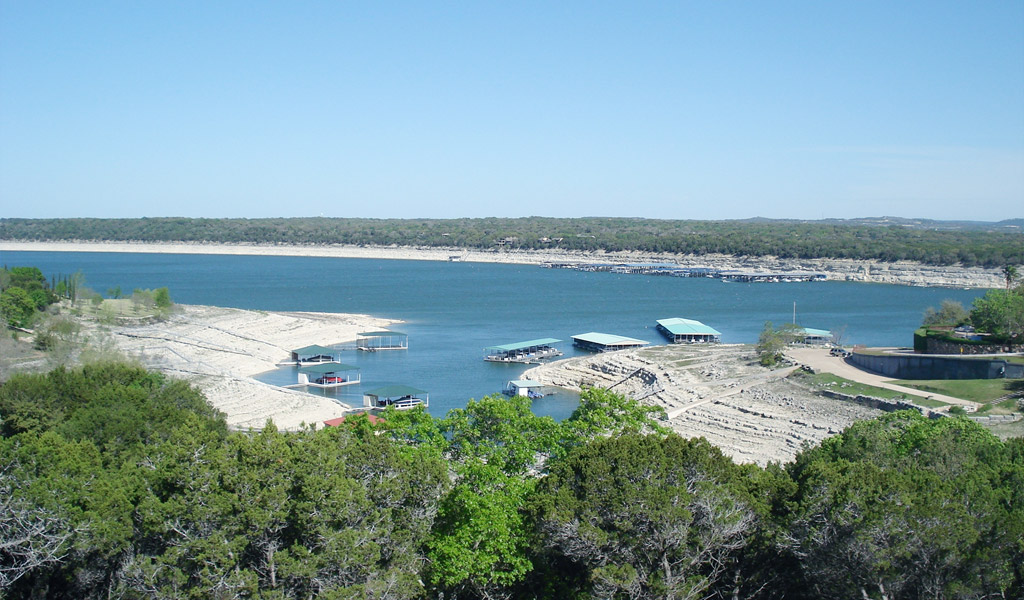 Lake View from Patio Vineyard Bay on Lake Travis by Zbranek Holt Custom Homes Austin Luxury Custom Home Builder1