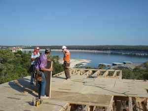 Second Floor Framing Begins