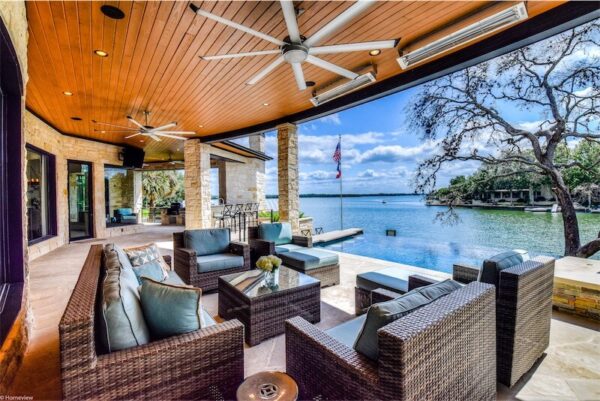 29 Covered Patio Horseshoe Bay Coastal Contemporary by Zbranek and Holt Custom Homes Luxury Home Builders Horseshoe Bay