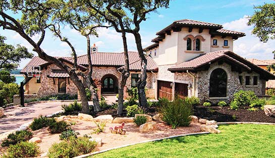 Lake Travis Waterfront Mediterranean image