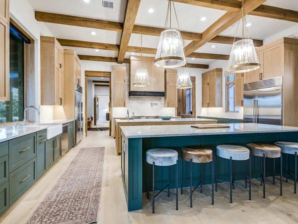 Zbranek and Holts Custom Homes Ranch Style Home Kitchen Double Islands