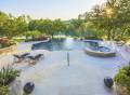 Lake Austin Luxurious Transitional Style Pool by Zbranek and Holt Custom Homes, Austin Custom Home Builder
