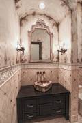 Home of Distinction Austin Showcase Powder Bath by Zbranek and Holt Custom Homes, Luxury Home Builders Austin