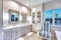 Zbranek-and-Holt-Custom-Homes-Soft-Modern-Transitional-Main-Bedroom-Bath-With-View-to-Pool-and-Lake