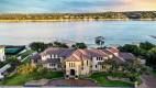 Zbranek-and-Holt-Custom-Homes-Waterfront-European-Luxury-Front-Drone-Lake-View-Day